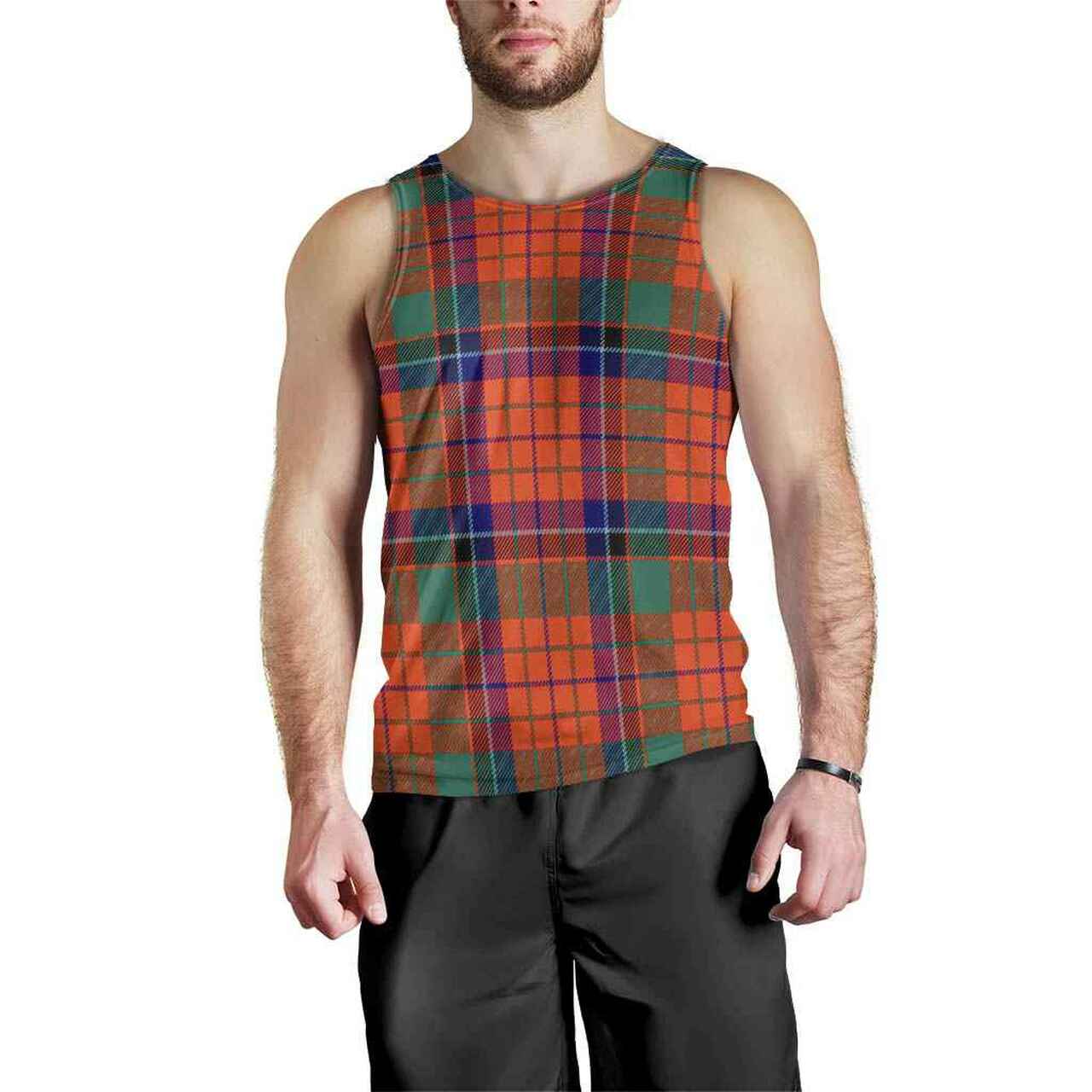 Nicolson Ancient Tartan Plaid Men Tank Top