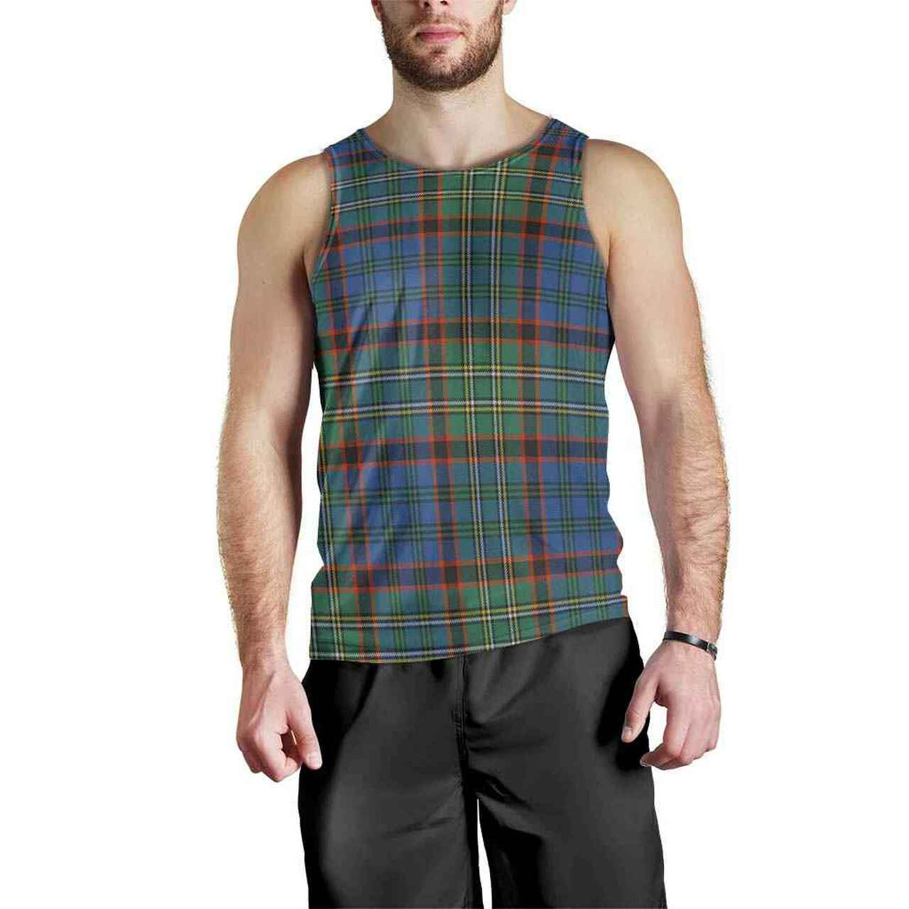 Nicolson Hunting Ancient Tartan Plaid Men Tank Top