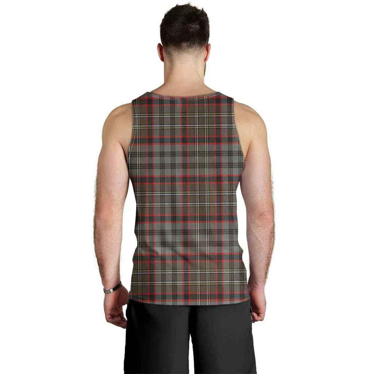 Nicolson Hunting Weathered Tartan Plaid Men Tank Top