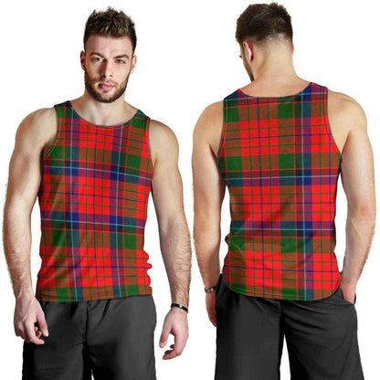 Nicolson Modern Tartan Plaid Men Tank Top