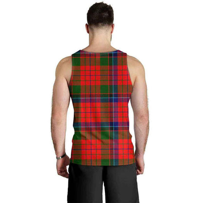 Nicolson Modern Tartan Plaid Men Tank Top