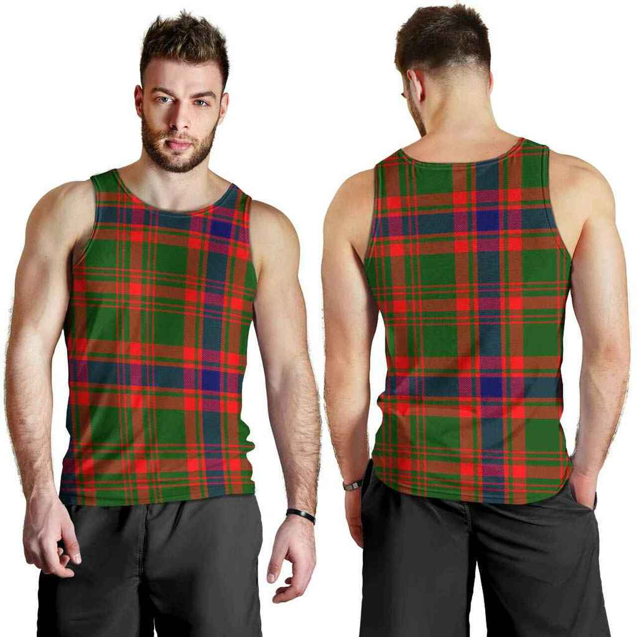 Nithsdale District Tartan Plaid Men Tank Top