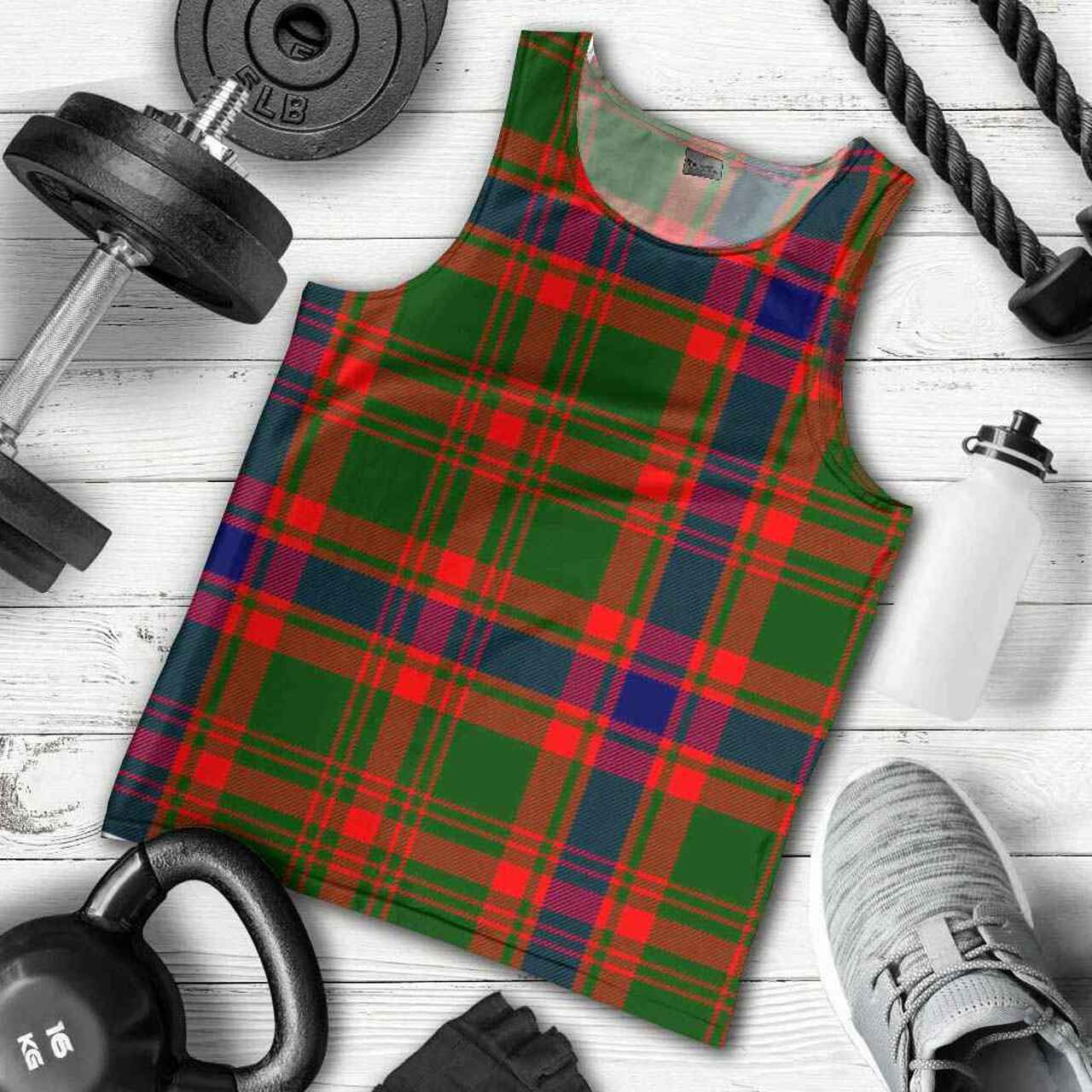 Nithsdale District Tartan Plaid Men Tank Top