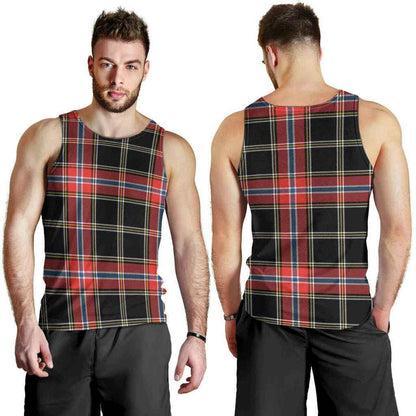 Norwegian Night Tartan Plaid Men Tank Top