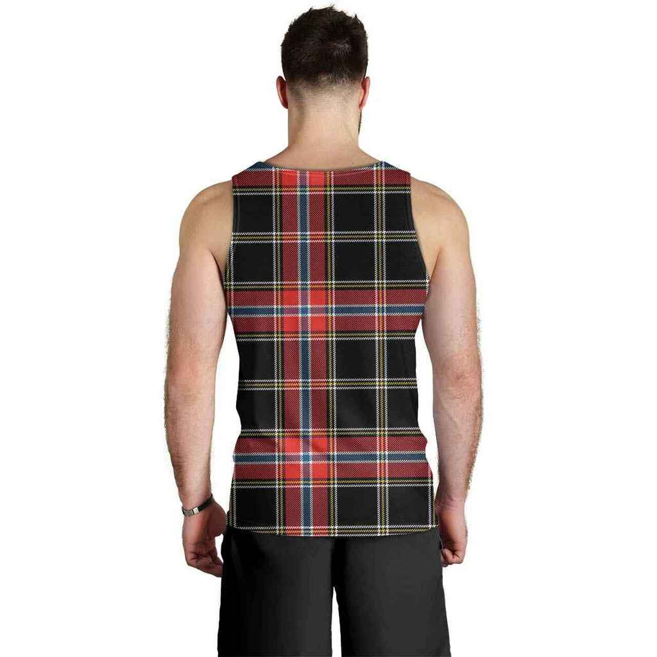 Norwegian Night Tartan Plaid Men Tank Top