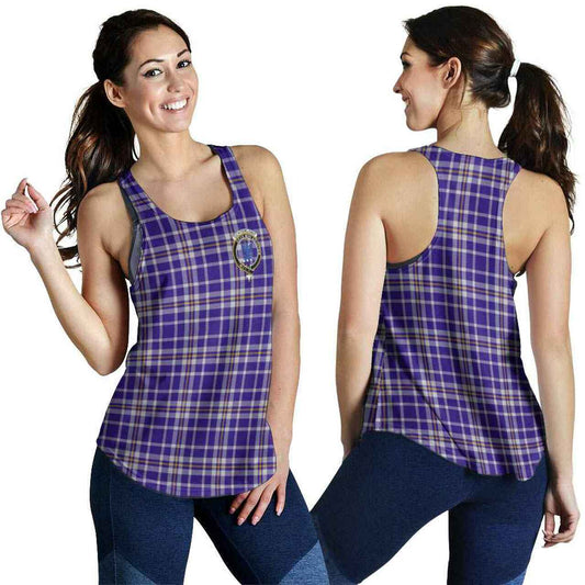 Ochterlony Tartan Crest Women Racerback Tank