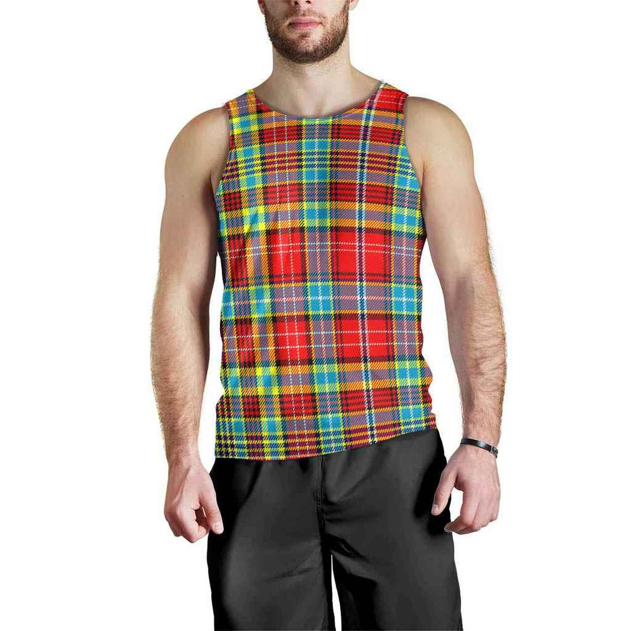 Ogilvie Tartan Plaid Men Tank Top