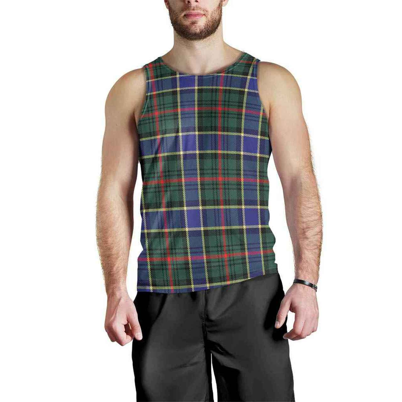 Ogilvie Hunting Modern Tartan Plaid Men Tank Top