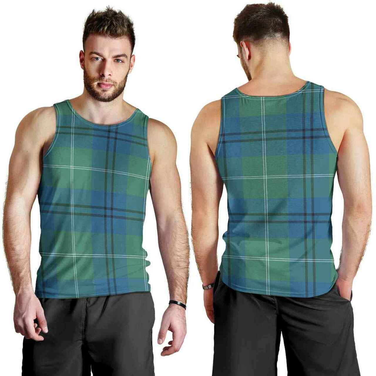 Oliphant Ancient Tartan Plaid Men Tank Top