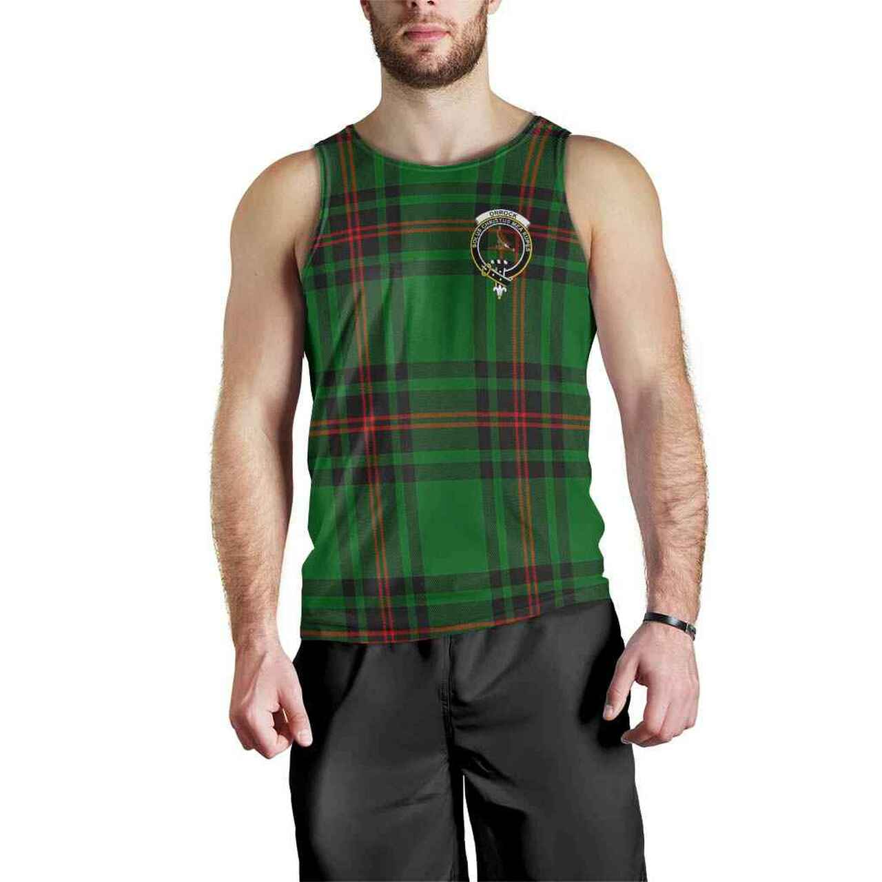 Orrock Tartan Crest Men Tank Top