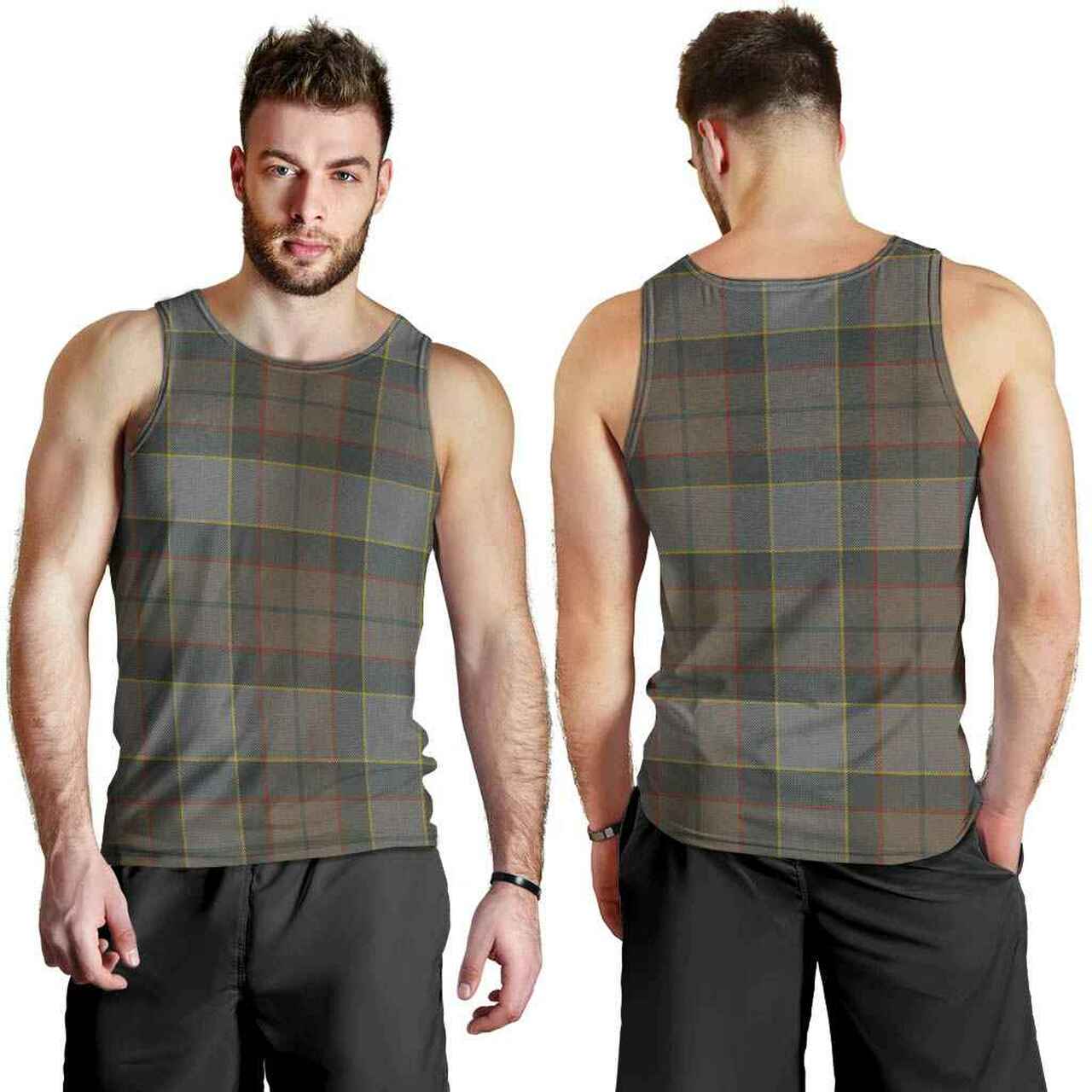 Outlander Fraser Tartan Plaid Men Tank Top