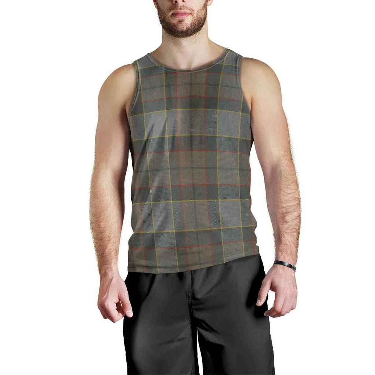 Outlander Fraser Tartan Plaid Men Tank Top