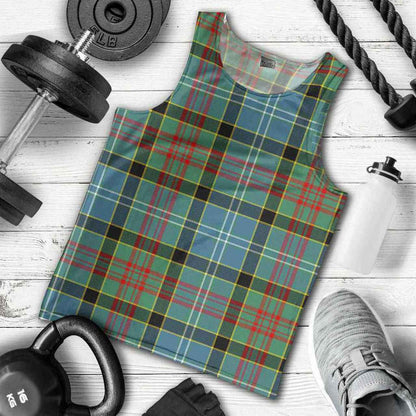 Paisley District Tartan Plaid Men Tank Top