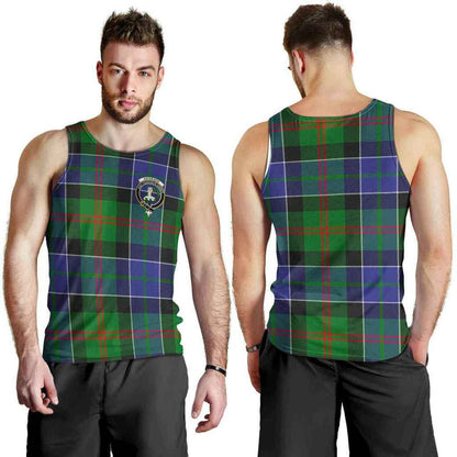 Paterson Tartan Crest Men Tank Top