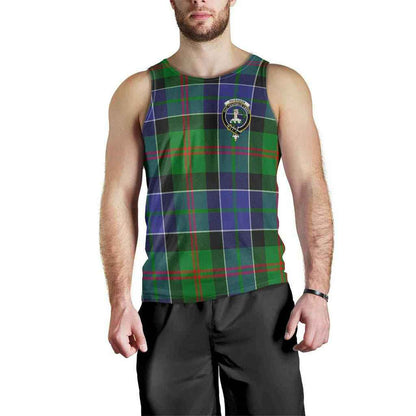 Paterson Tartan Crest Men Tank Top