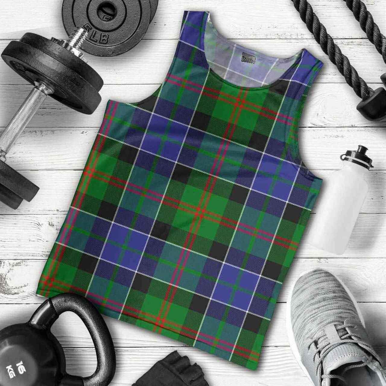 Paterson Tartan Plaid Men Tank Top