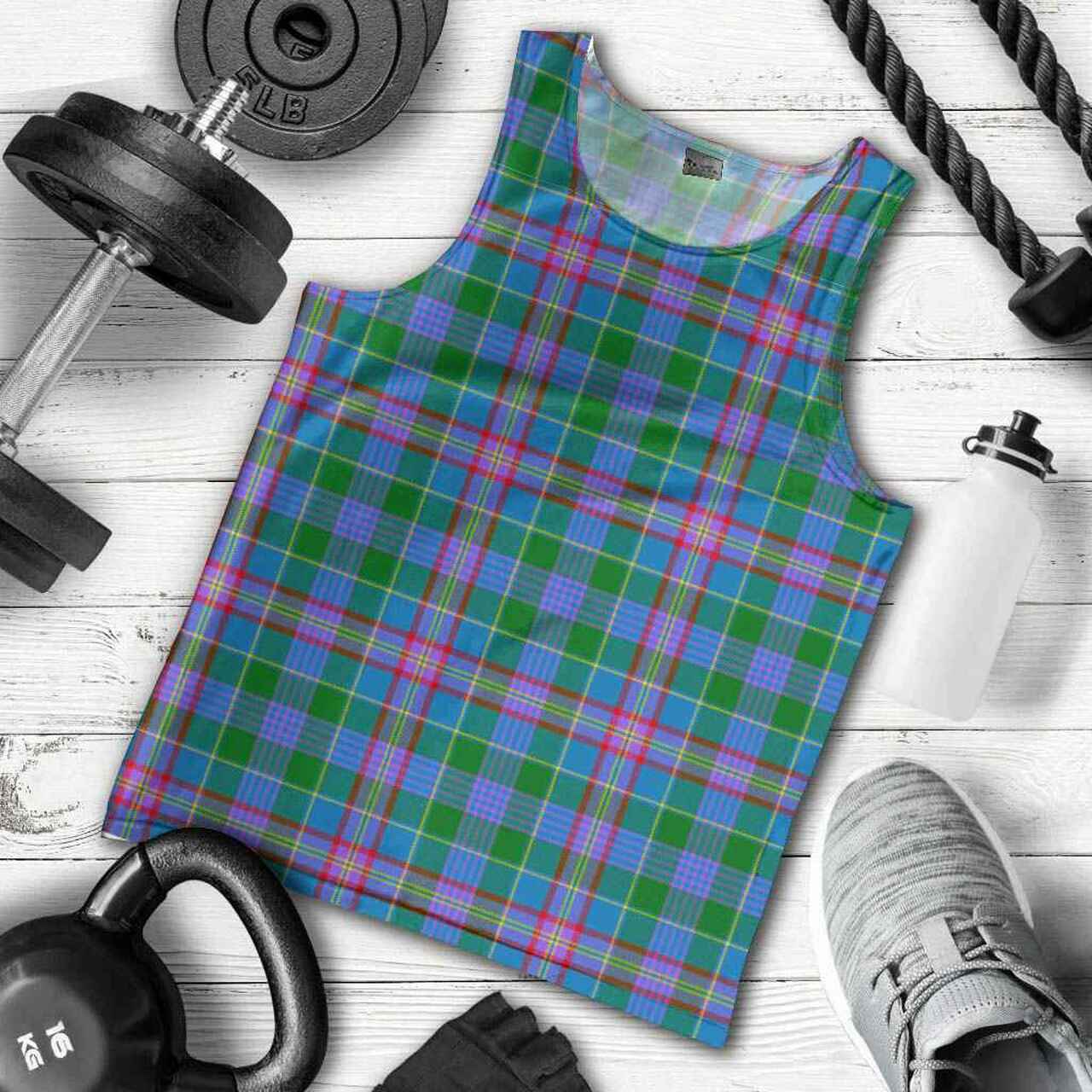 Pitcairn Hunting Tartan Plaid Men Tank Top