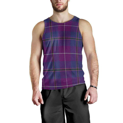 Pride of Glencoe Tartan Plaid Men Tank Top