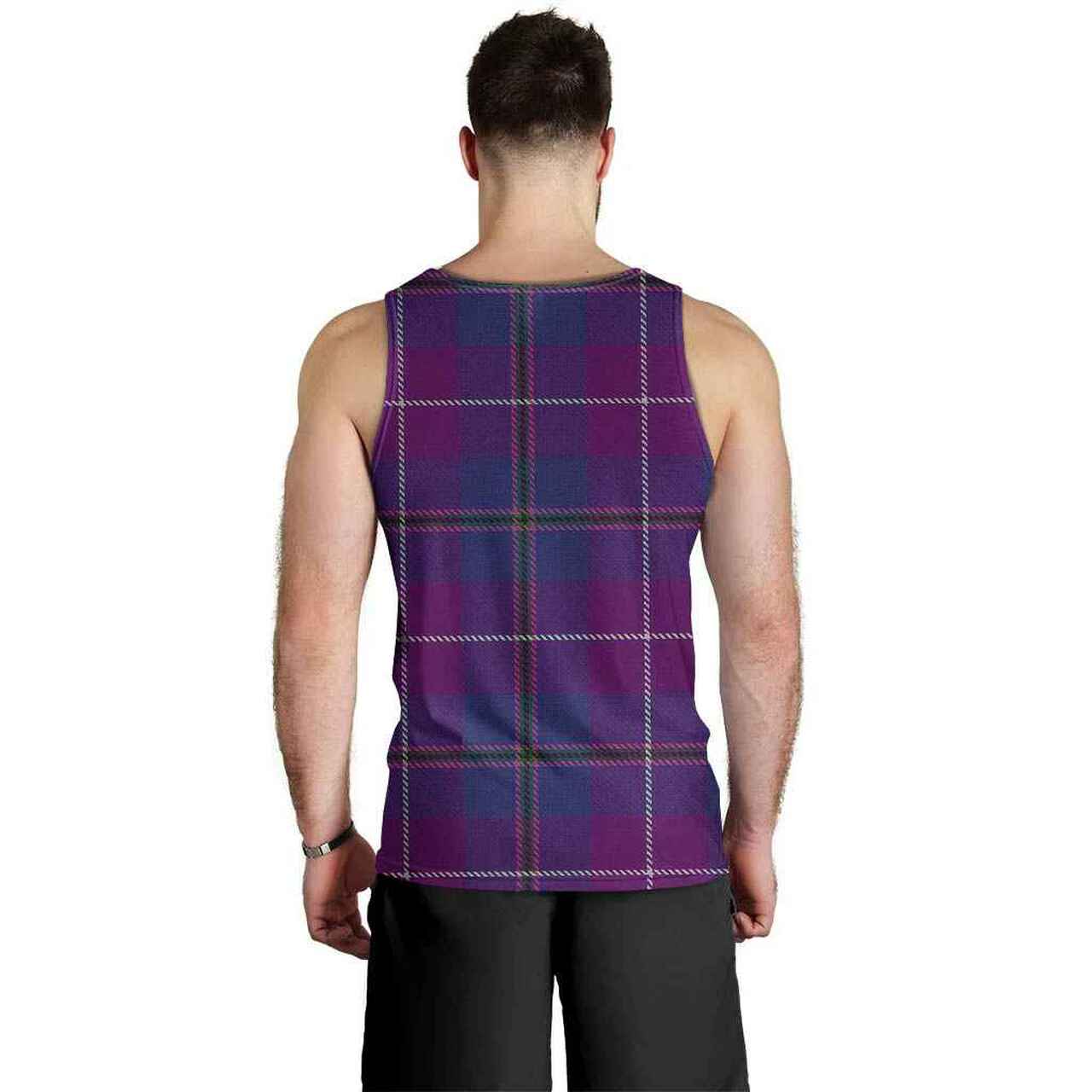 Pride of Glencoe Tartan Plaid Men Tank Top