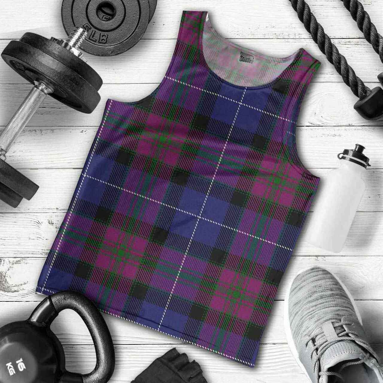 Pride of Scotland Tartan Plaid Men Tank Top