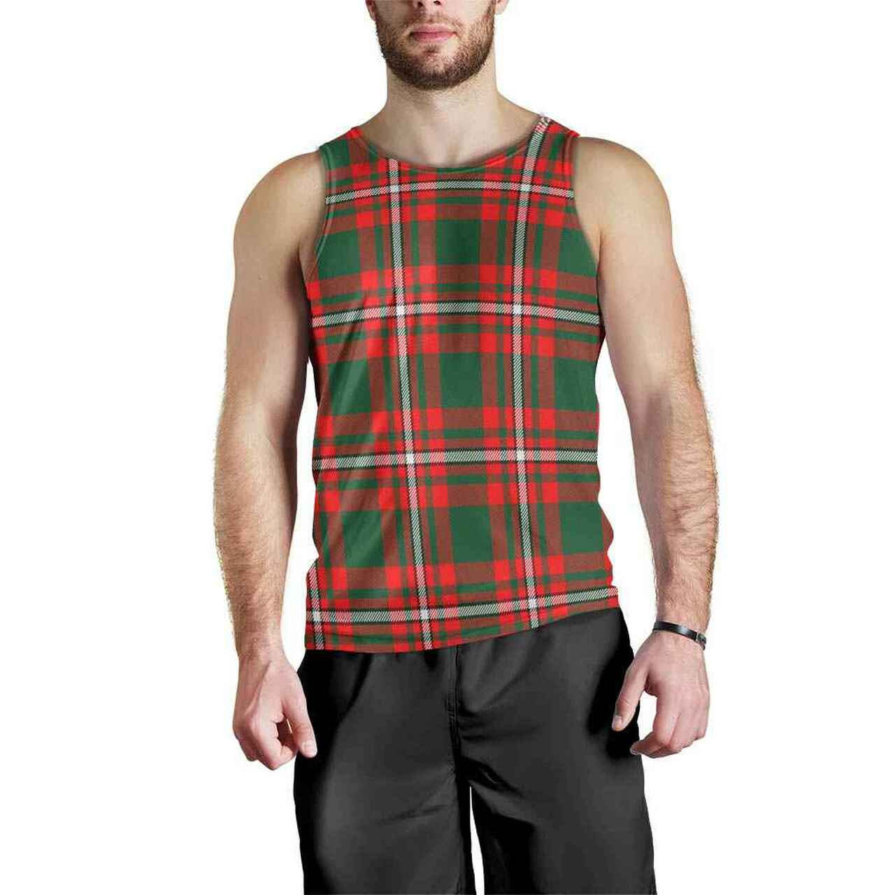 Princess Margaret Tartan Plaid Men Tank Top