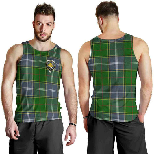 Pringle Tartan Crest Men Tank Top