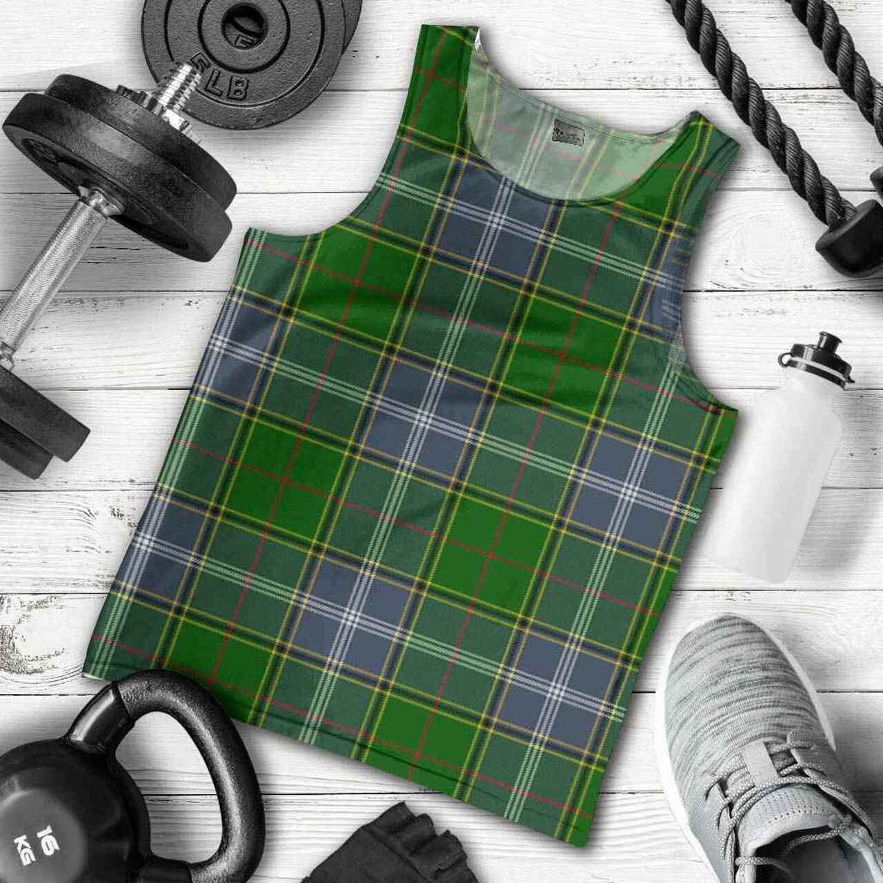 Pringle Tartan Plaid Men Tank Top