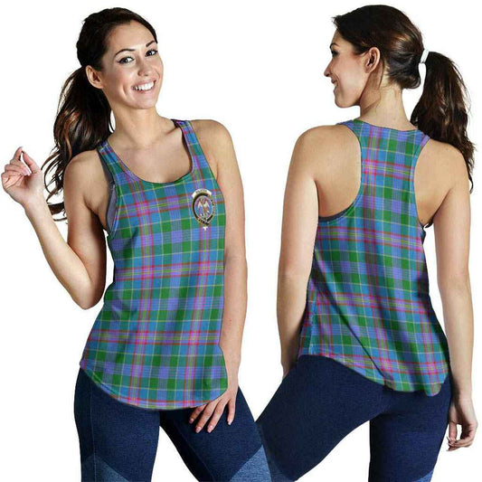 Ralston Tartan Crest Women Racerback Tank