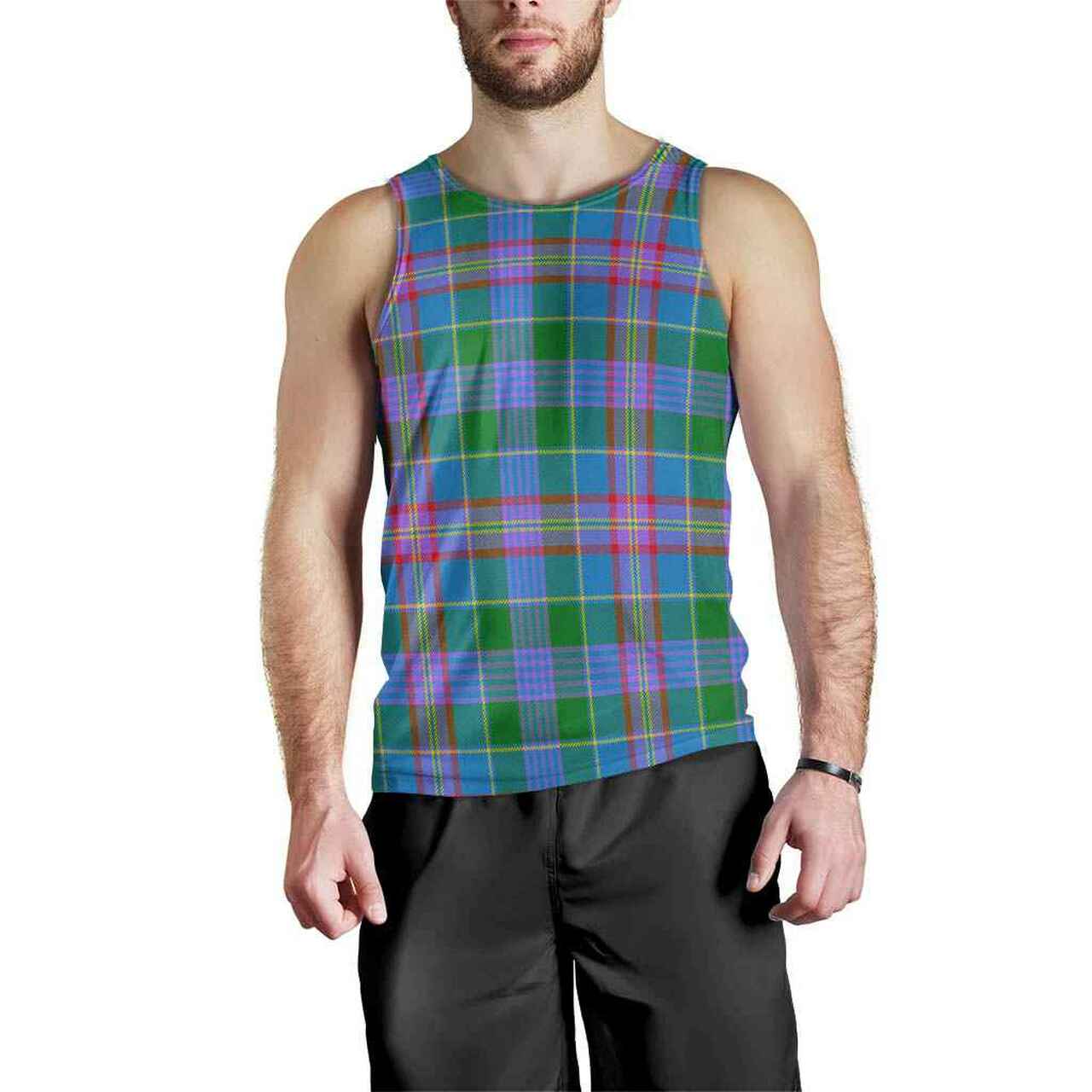 Ralston Tartan Plaid Men Tank Top