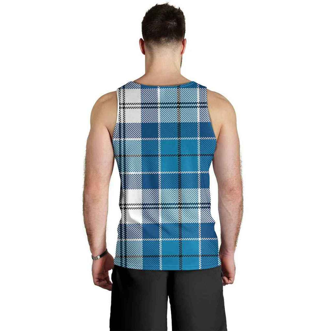 Roberton Tartan Crest Men Tank Top