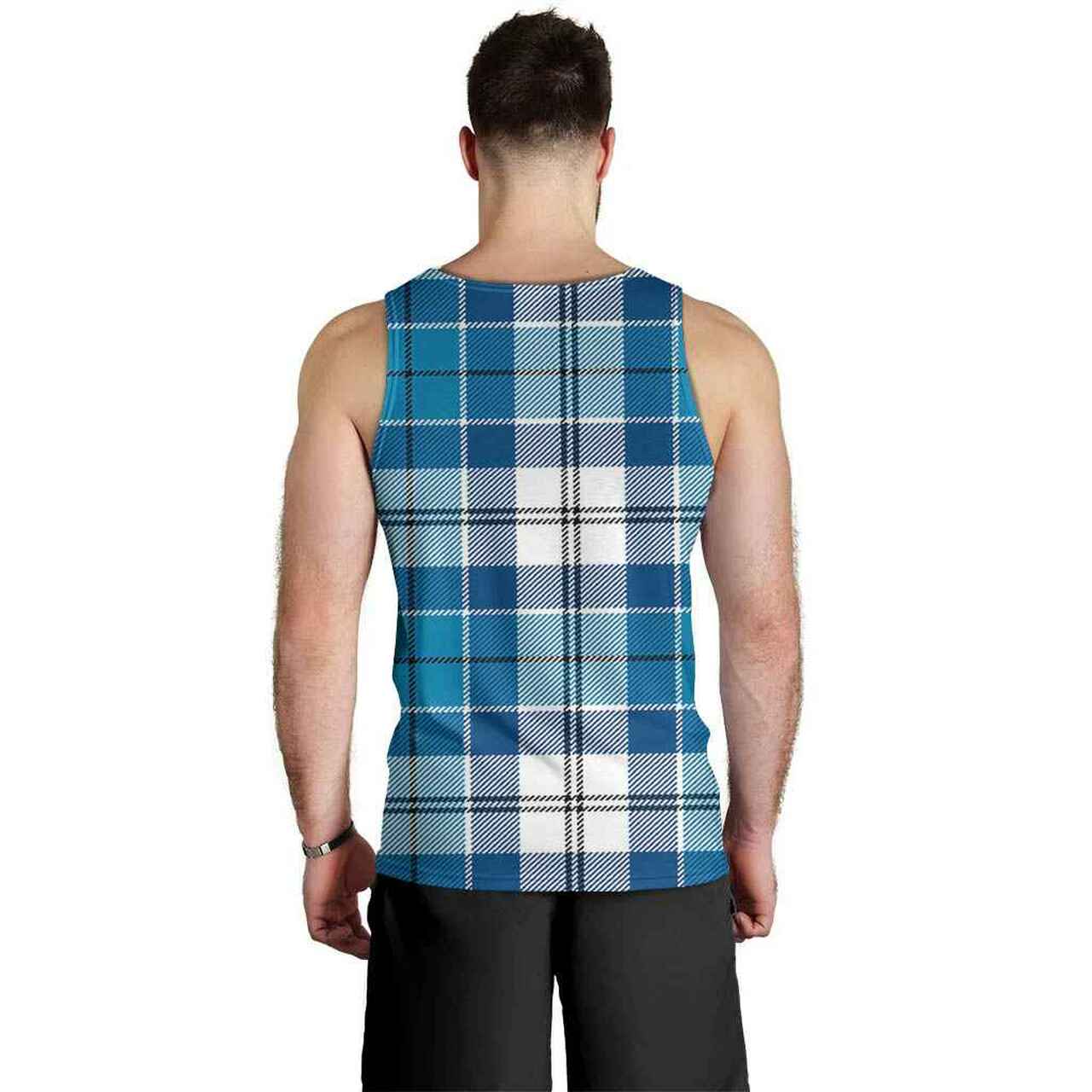 Roberton Tartan Plaid Men Tank Top