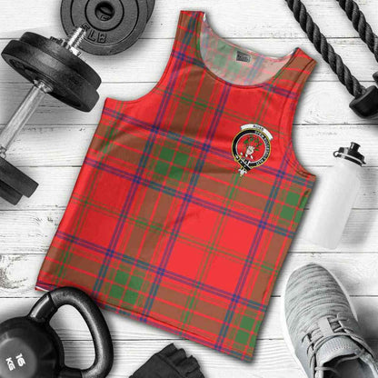 Ross Tartan Crest Men Tank Top