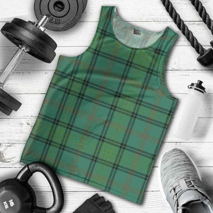 Ross Hunting Ancient Tartan Plaid Men Tank Top