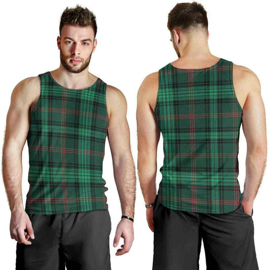 Ross Hunting Modern Tartan Plaid Men Tank Top