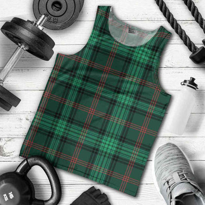 Ross Hunting Modern Tartan Plaid Men Tank Top