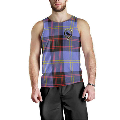 Rutherford Tartan Crest Men Tank Top