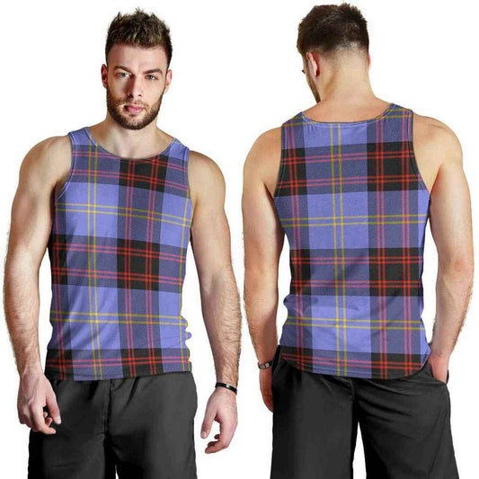 Rutherford Tartan Plaid Men Tank Top