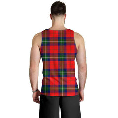 Ruthven Modern Tartan Plaid Men Tank Top