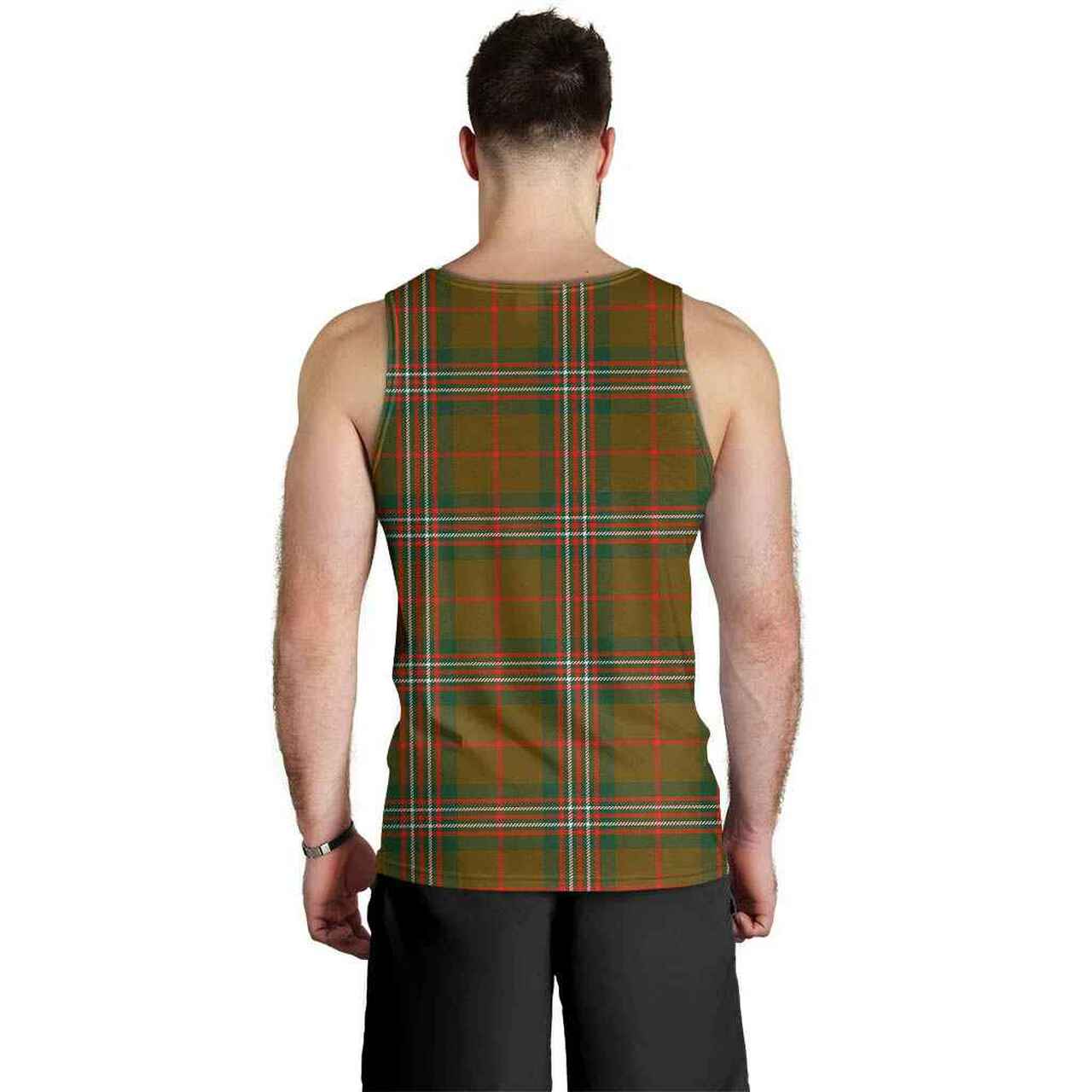 Scott Brown Modern Tartan Plaid Men Tank Top