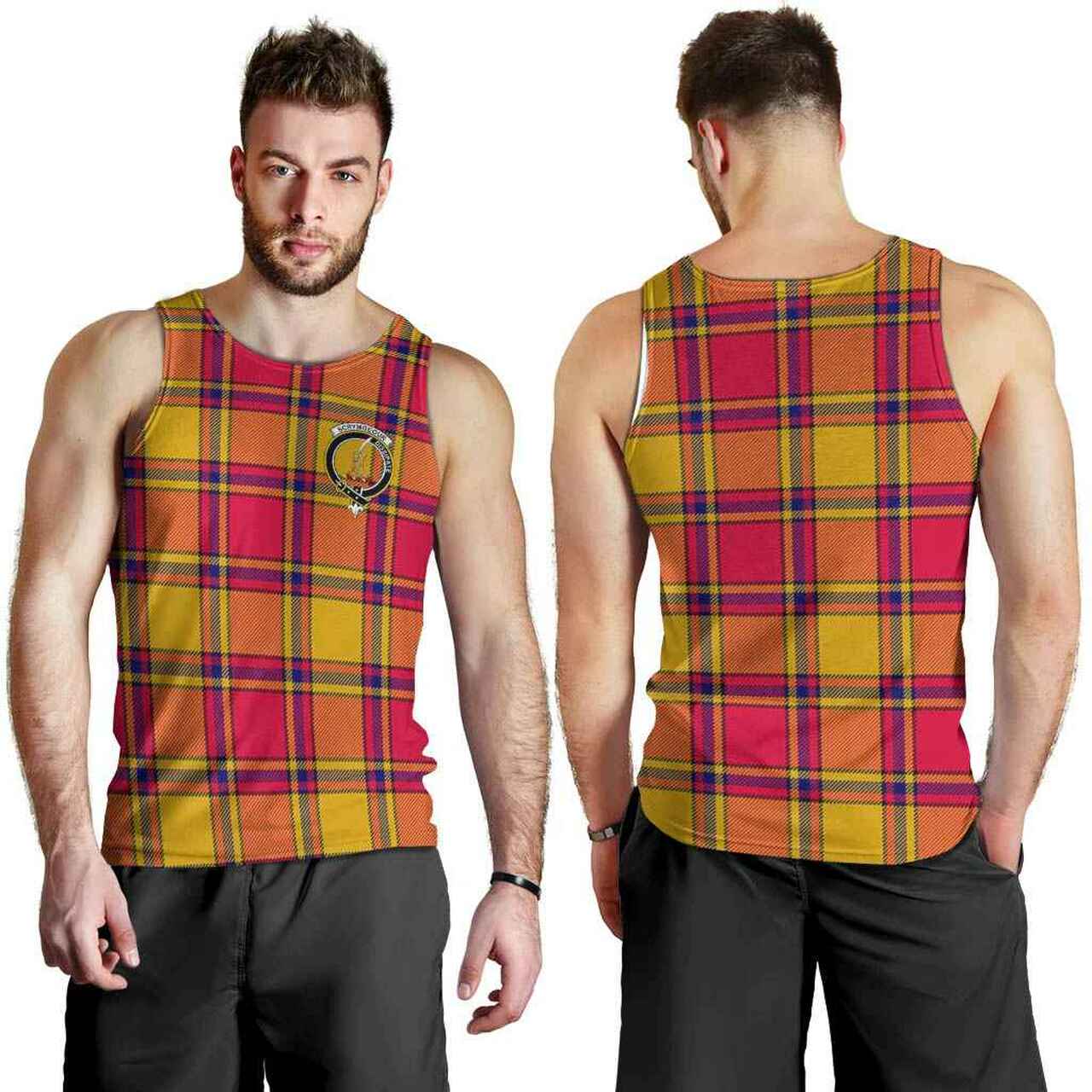 Scrymgeour Tartan Crest Men Tank Top