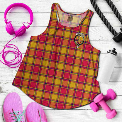 Scrymgeour Tartan Crest Women Racerback Tank