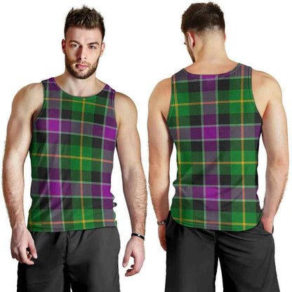 Selkirk Tartan Plaid Men Tank Top