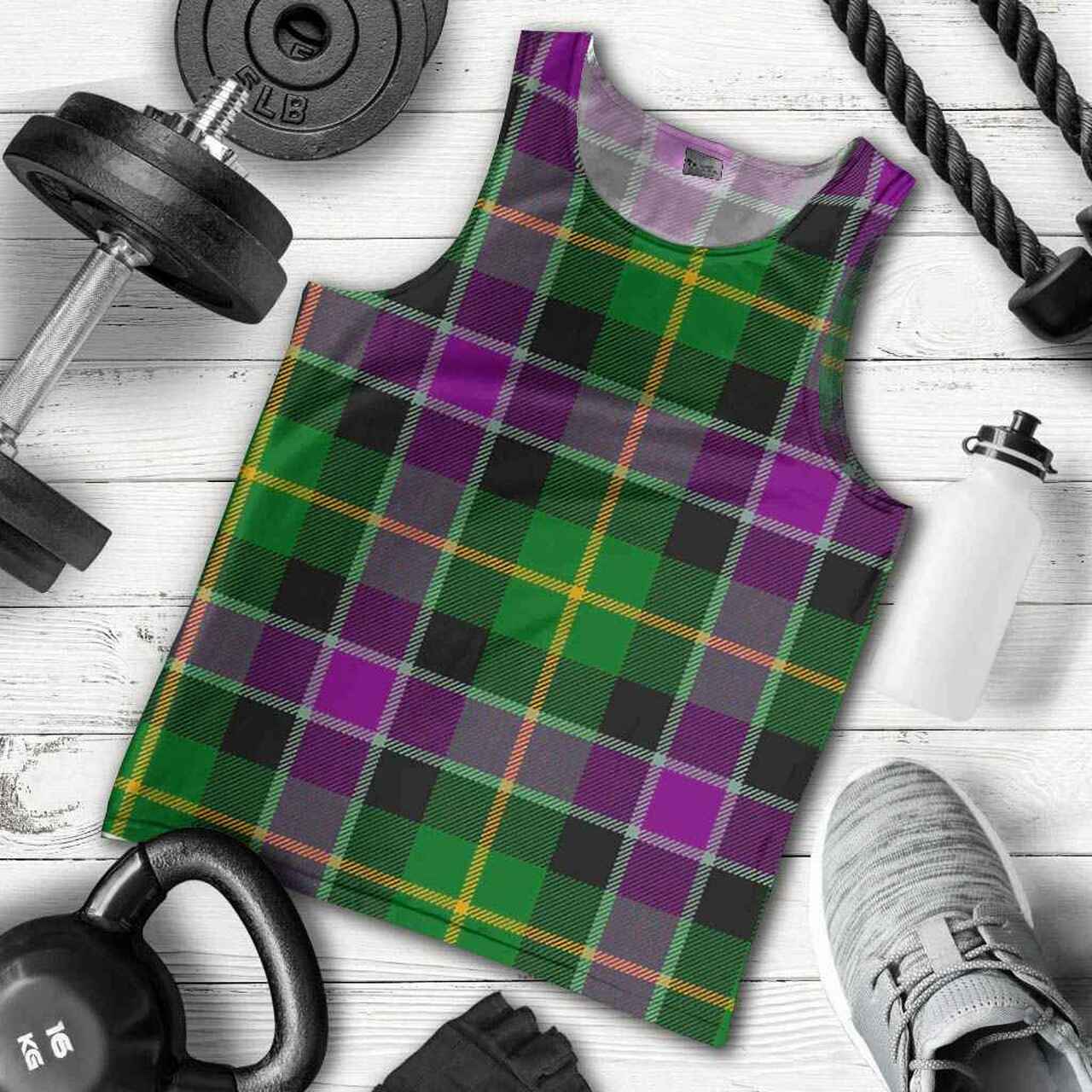 Selkirk Tartan Plaid Men Tank Top