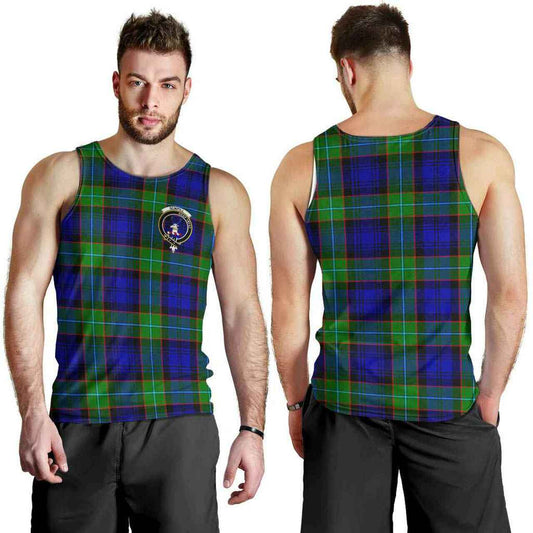 Sempill Tartan Crest Men Tank Top