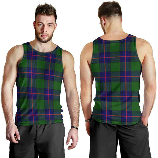 Shaw Modern Tartan Plaid Men Tank Top