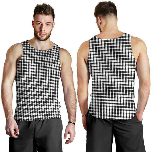 Shepherd Tartan Plaid Men Tank Top