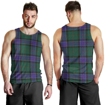 Sinclair Hunting Modern Tartan Plaid Men Tank Top