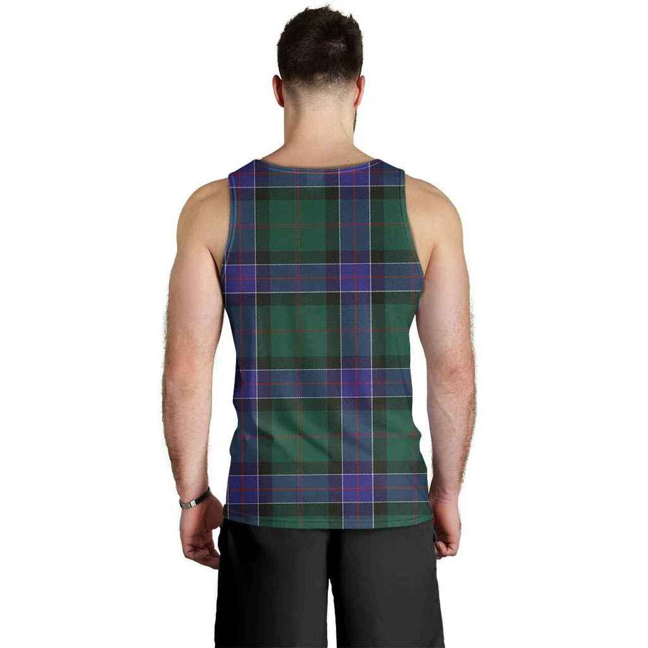 Sinclair Hunting Modern Tartan Plaid Men Tank Top