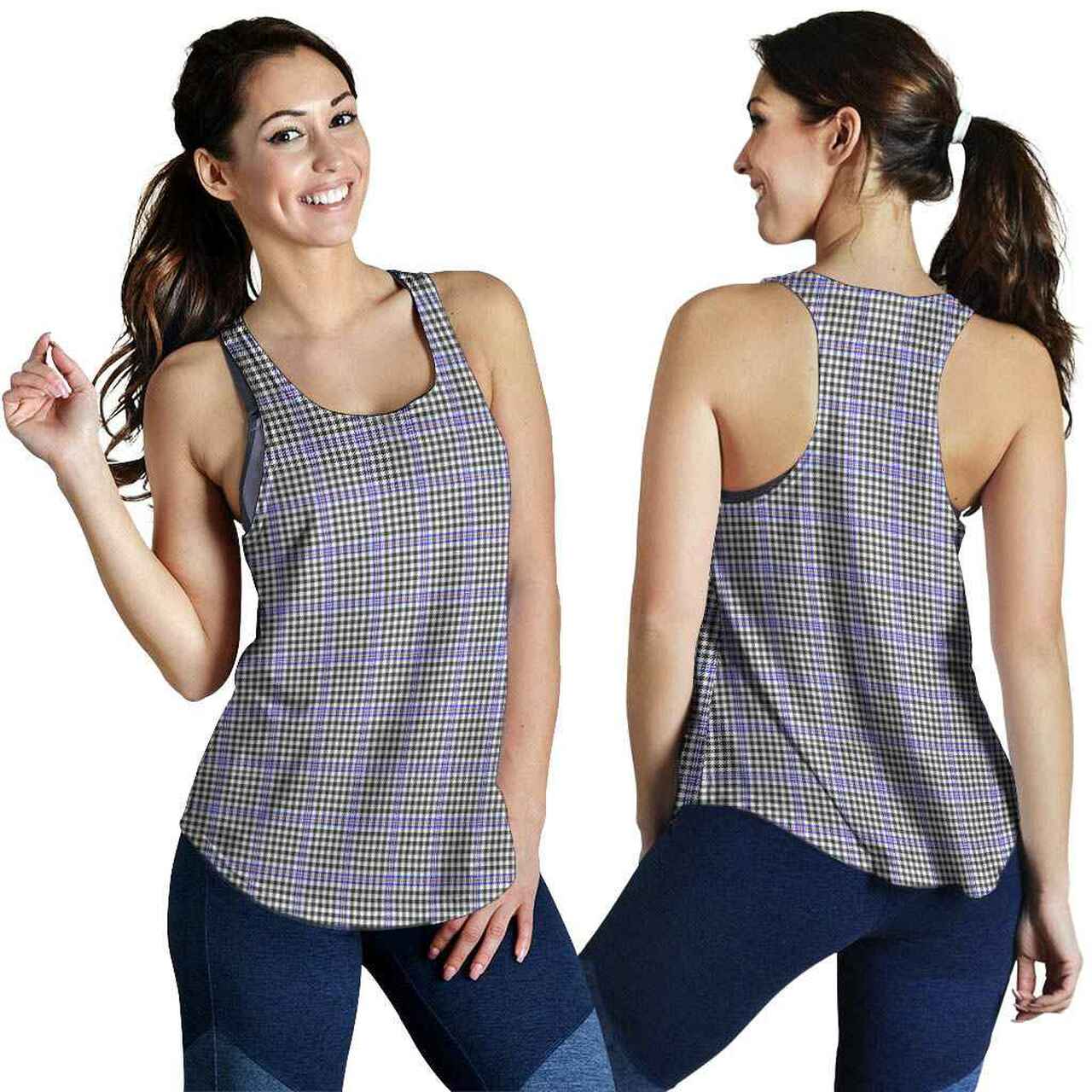 Sir Walter Scott Tartan Plaid Women Racerback Tank