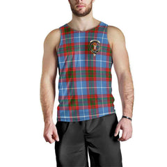 Skirving Tartan Crest Men Tank Top